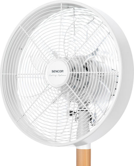 Sencor Επιτραπέζιος Ανεμιστήρας 35W Διαμέτρου 30cm Λευκός