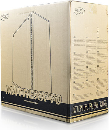 Deepcool Matrexx 70 3F Gaming Midi Tower Κουτί Υπολογιστή με Πλαϊνό Παράθυρο και RGB Φωτισμό Μαύρο