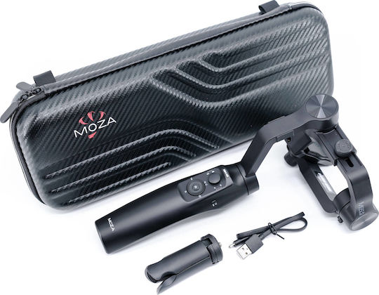 Gudsen Moza Mini-MI Gimbal Mobil cu Stabilizator pe 3 Axe și o durată de viață a bateriei de 10 ore Negru