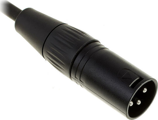 Pro snake Кабел XLR мъжки - XLR женски Черен 1м TPM 1,0