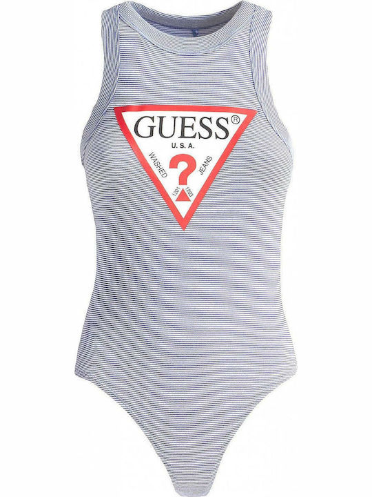 Guess Frauen Bodysuit Marineblau W92P37K8HT0-S09L