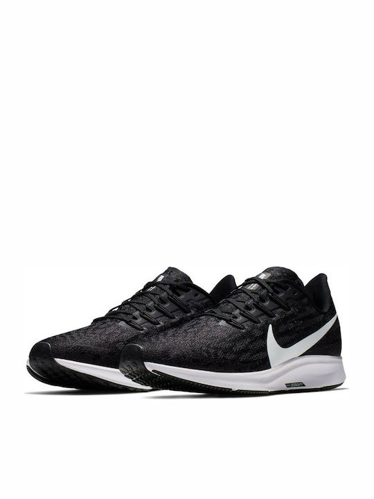Nike Air Zoom Pegasus 36 Ανδρικά Αθλητικά Παπούτσια Running Black / White / Thunder Grey