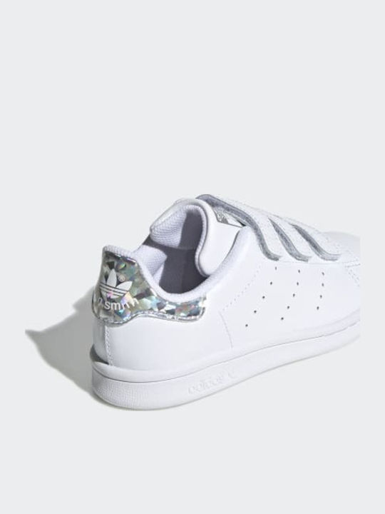 Stan Smith STAN SMITH CF C Kinder Sneakers mit Klettverschluss Cloud White / Core Black