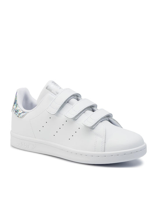 Adidas Παιδικά Sneakers Stan Smith με Σκρατς Cloud White / Core Black