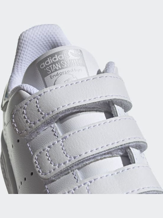 Stan Smith STAN SMITH CF C Kinder Sneakers mit Klettverschluss Cloud White / Core Black