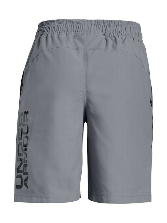 Under Armour Kids Athletic Shorts/Bermuda Woven Graphic Gray