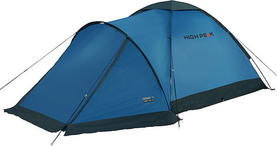 High Peak Ontario 3 Camping Tent Igloo Blue 3 Seasons for 3 People 205x180x120cm