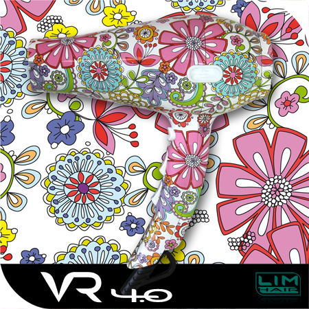 Lim Hair VR 4.0 Ionic Професионален Сешоар 2000W Flowers Pink