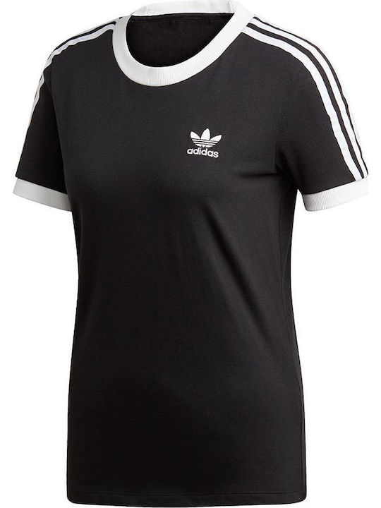 3 Stripes Γυναικείο T-shirt Μαύρο
