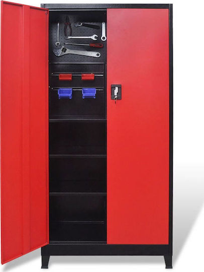 vidaXL Μεταλλικός Εργαλειοφόρος Π90xΒ40xΥ180εκ.