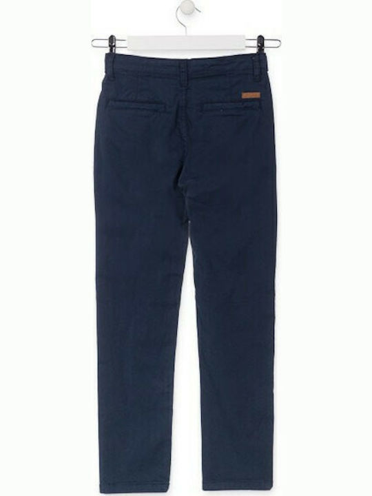 Losan Boys Fabric Trouser Navy Blue