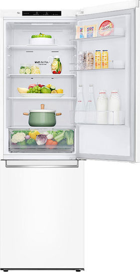 LG Combină frigorifică 341lt Total NoFrost Î186xL59.5xA68.2cm. Alb GBP31SWLZN