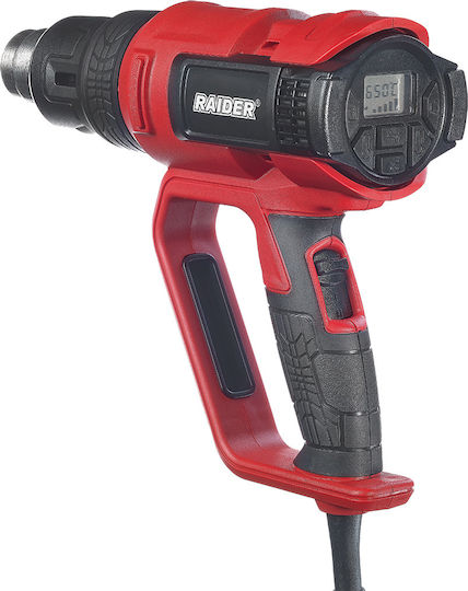 Raider RDI-HG24 Πιστόλι Θερμού Αέρα 2200W με Ρύθμιση Θερμοκρασίας εως και 650°C