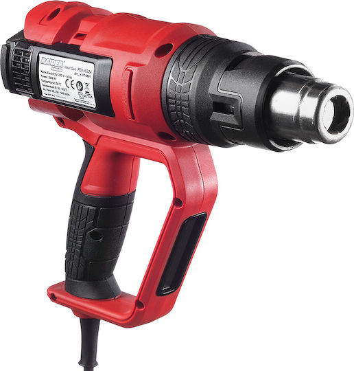 Raider RDI-HG24 Πιστόλι Θερμού Αέρα 2200W με Ρύθμιση Θερμοκρασίας εως και 650°C