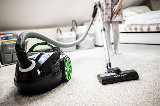 MPM GreenGo 3.0 MOD-28 Ηλεκτρική Σκούπα 750W με Σακούλα 4.5lt Μαύρη