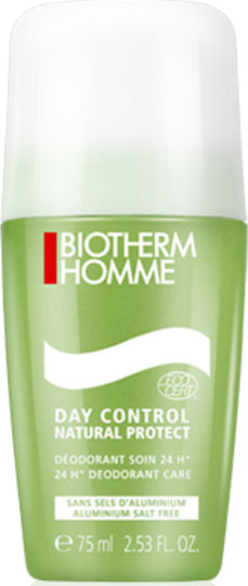 Biotherm Homme 24h Day Control Natural Protect Natural Deodorant 24h Roll-On Aluminium Free 75ml