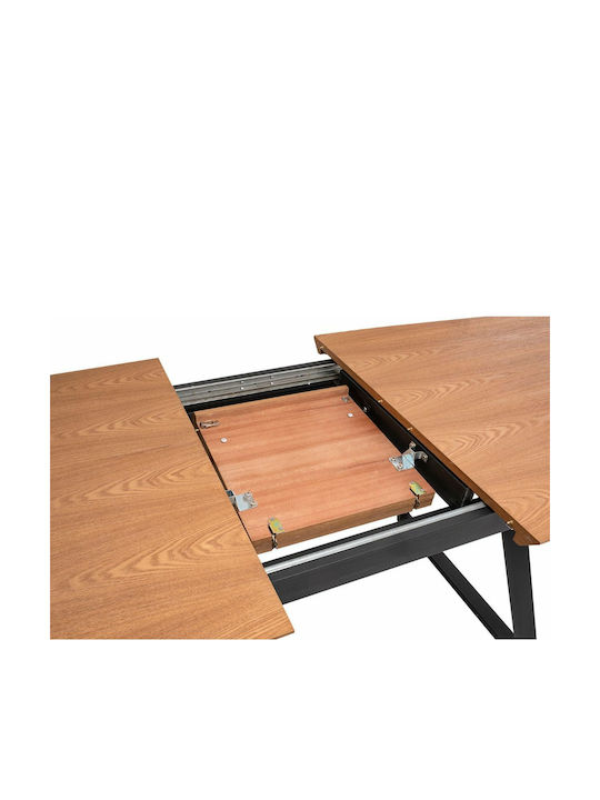 Gianno Τραπέζι Τραπεζαρίας Ξύλινο Δρυς 180x90x76εκ.