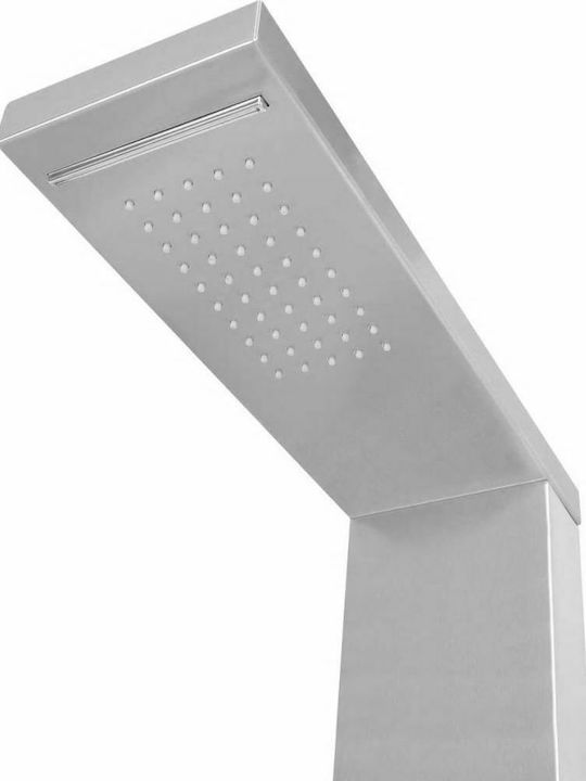 vidaXL Hydromassage Column 130cm Silver