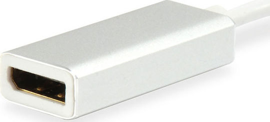 Equip Convertor USB-C Masculin în DisplayPort Feminin Alb 1 Bucată 133458