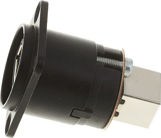 Neutrik Stecker USB weiblich Schwarz (NAUSB-W-B)