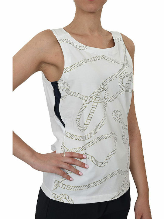 Emporio Armani Summer Women's Blouse Sleeveless White