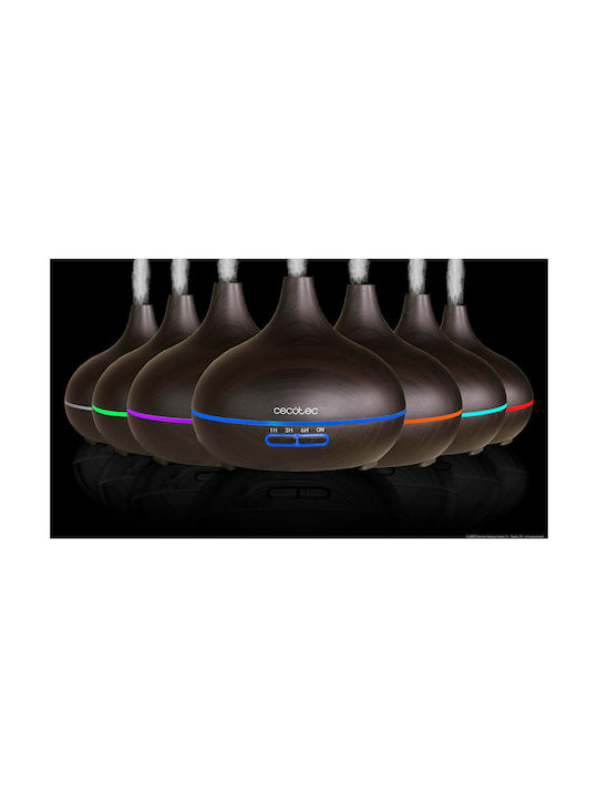 Cecotec LED Уред за ароматерапия Увлажнители на въздуха Pure Aroma 300 Yin с таймер Кафяв 300мл 05283
