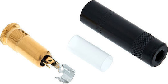 Neutrik Βύσμα 3.5mm Jack female Μαύρο NYS240BG