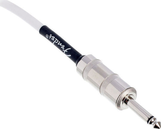 Fender Cable 6.3mm male - 6.3mm male 6.5m White (Hendrix Voodoo Child)
