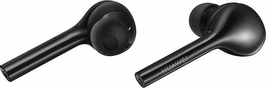 Huawei FreeBuds Lite Bluetooth Handsfree Ακουστικά με Αντοχή στον Ιδρώτα και Θήκη Φόρτισης Μαύρα