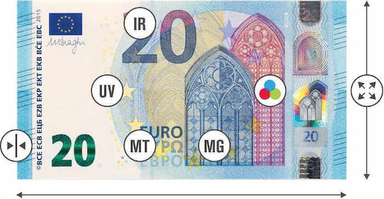 TE Tameiaki Express Counterfeit Banknote Detection Device EUR USD GBP TE 121 Battery