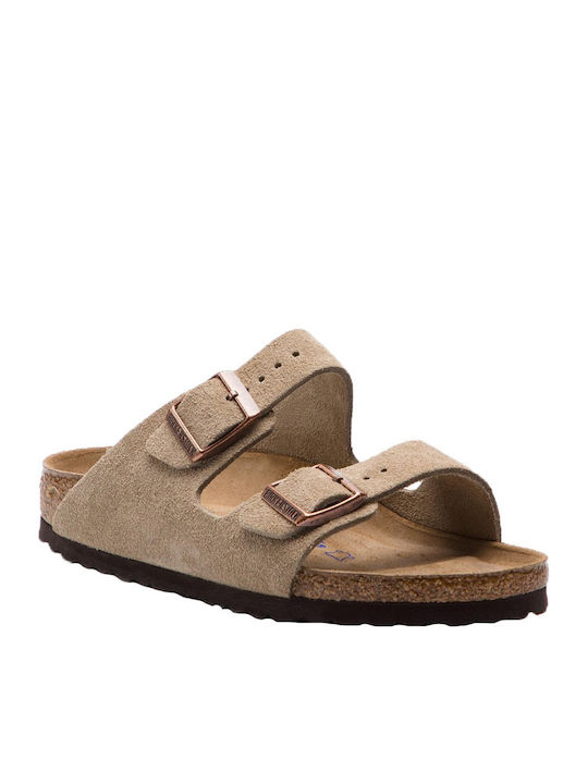 Arizona Women's Flat Sandals Anatomic in Beige Color Narrow Fit