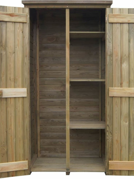 Wooden Garden Shed M0.85xW0.48xH1.77m