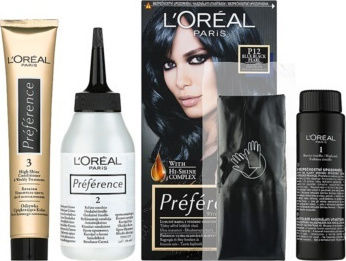 L'Oreal Paris Preference Βαφή Μαλλιών P12 Blue Black Pearl