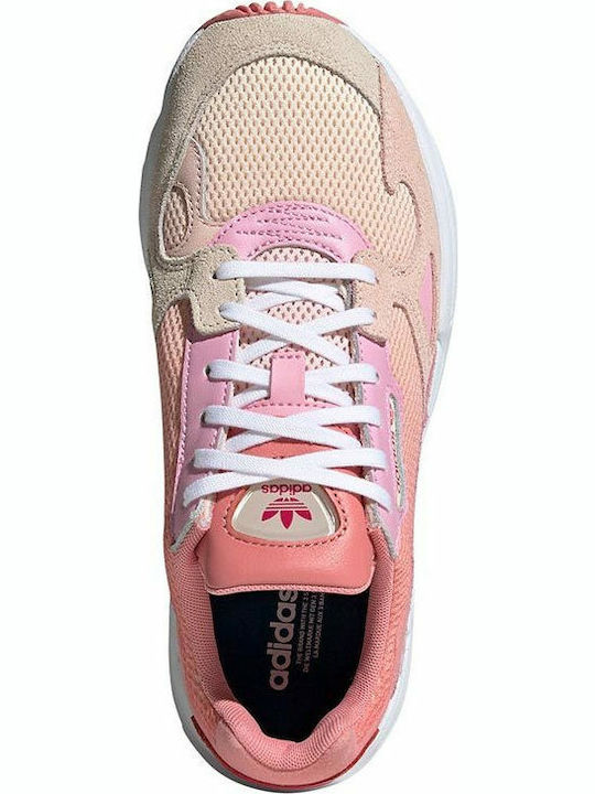 Adidas Falcon Γυναικεία Chunky Sneakers Icey / Ecru Tint / True Pink EF1964 |