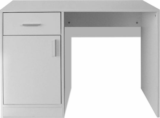 Schreibtisch Holz Weiß 100x40x73cm