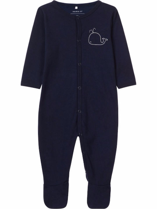 Name It Baby Bodysuit Set Long-Sleeved Navy Blue