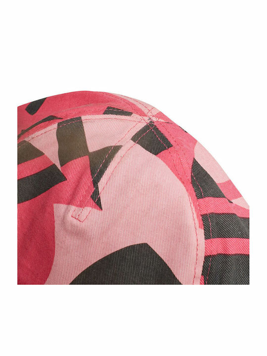 adidas Kids' Hat Jockey Fabric Sunscreen Pink