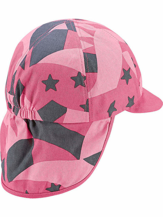 adidas Kids' Hat Jockey Fabric Sunscreen Pink