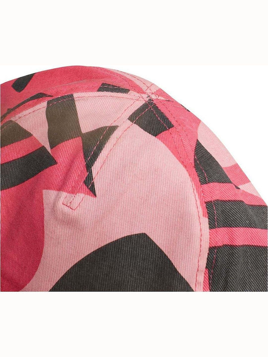 adidas Kids' Hat Jockey Fabric Sunscreen Pink
