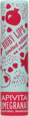 Apivita Ruby Lips Limited Edition 40 Years Lip Balm Pomegranate 4.4gr