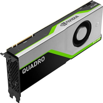 HP Quadro RTX 6000 24GB GDDR6 Κάρτα Γραφικών PCI-E x16 3.0 με 4 DisplayPort