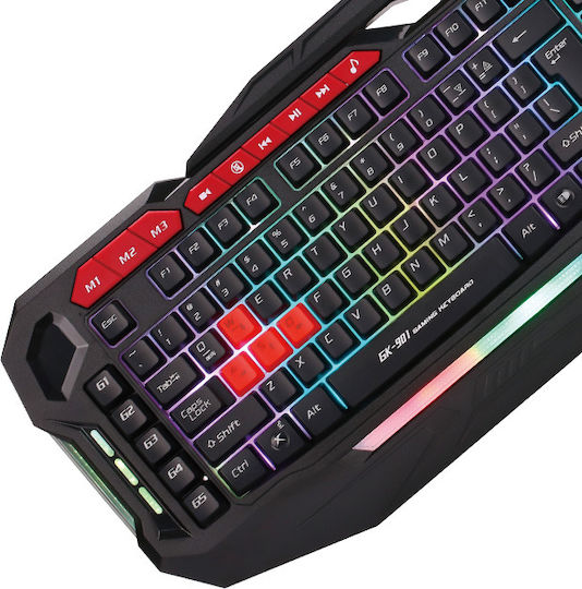 Xtrike Me GK-901 Gaming Πληκτρολόγιο με Φωτιζόμενα πλήκτρα (Αγγλικό US)