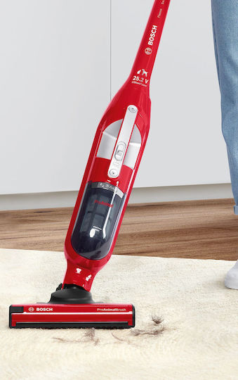 Bosch Rechargeable 2 in 1 Stick & Handheld Vacuum 25.2V Red BBH3ZOO25
