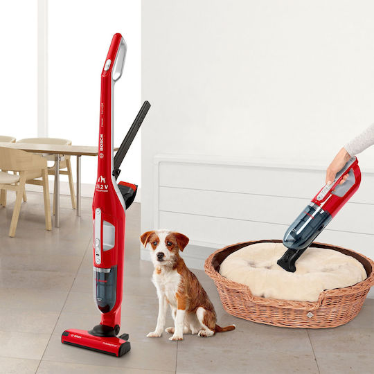 Bosch Rechargeable 2 in 1 Stick & Handheld Vacuum 25.2V Red BBH3ZOO25