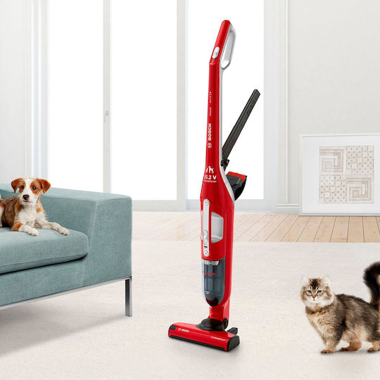 Bosch Rechargeable 2 in 1 Stick & Handheld Vacuum 25.2V Red BBH3ZOO25