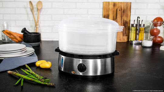 Cecotec Vapovita 3000 Inox Food Steamer with 3 Steaming Decks 9lt