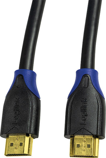 LogiLink HDMI 2.0 Cable HDMI male - HDMI male 1m Black