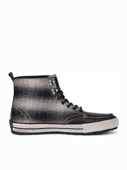 Replay Rodney Check Herren Stiefel Gray