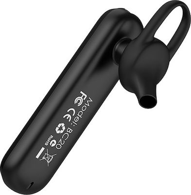 Borofone BC20 In-ear Bluetooth Handsfree Cască Negru