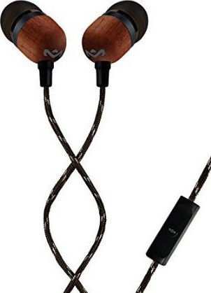 The House Of Marley Smile Jamaica Mic In-ear Handsfree with 3.5mm Connector Black